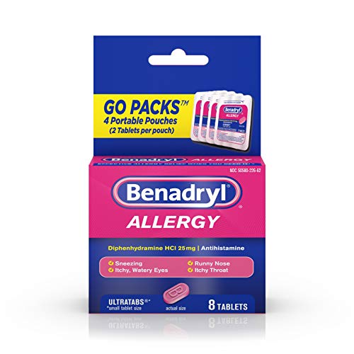Benadryl Allergy ULTRATAB 8 GO Packs