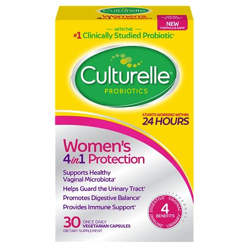 Culturelle Women's 4-in-1 Daily Probiotic Supplements for Women - 30 Count