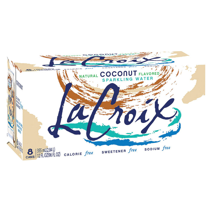 Lacroix Sparkling Water - Coconut - Case Of 3 - 12 Fl Oz
