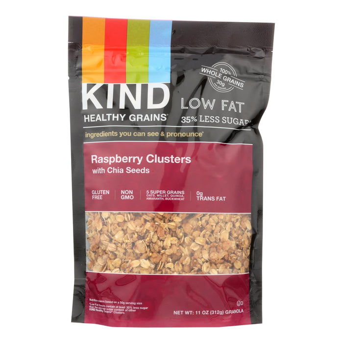 Kind Clusters - Granola - Healthy Grains - Raspberry With Chia Seeds - 11 Oz - Case Of 6.