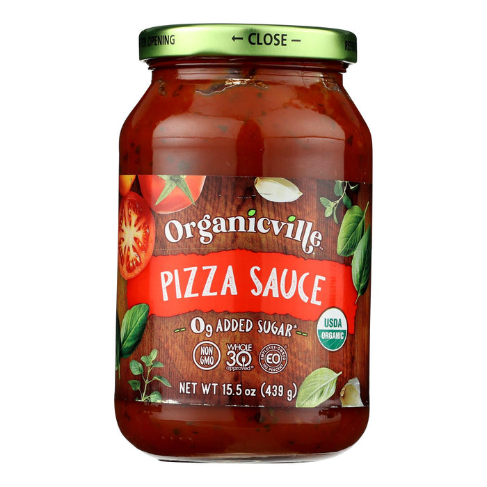 Organicville - Pizza Sauce Gluten Free -Case Of 6-15.5 Oz