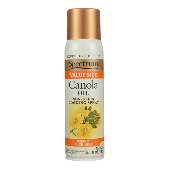 Spectrum Naturals High Heat Canola Spray Oil - Case Of 6 - 16 Fl Oz