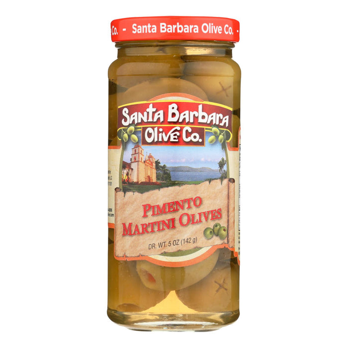 Santa Barbara Olives - Martini Style - Case Of 6 - 5 Oz