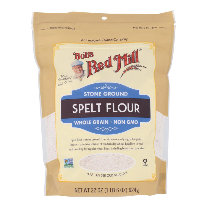Bob's Red Mill - Flour Spelt - Case Of 4 - 22 Oz.