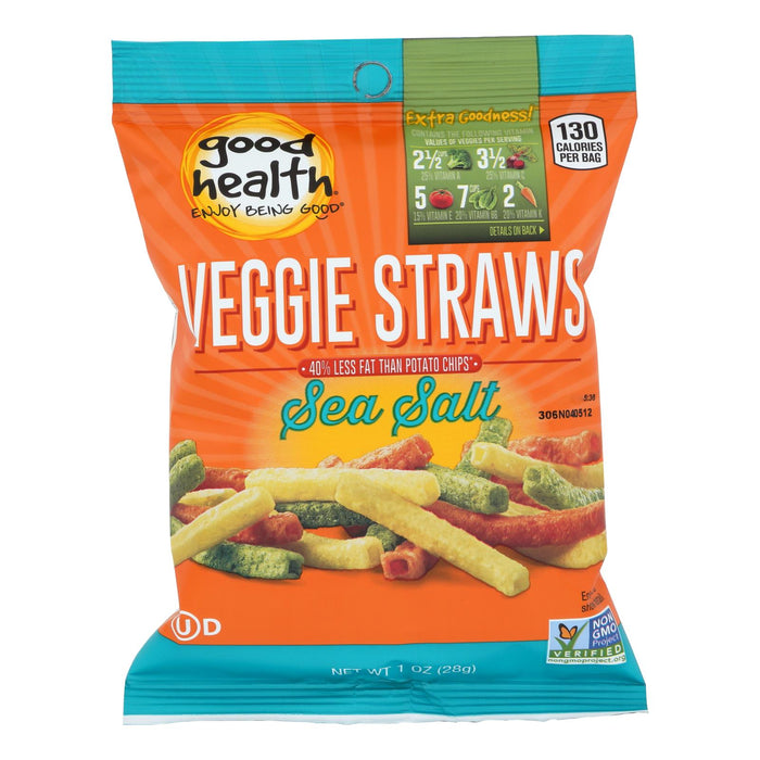Good Health Veggie Straws -Sea Salt - Case Of 24 - 1 Oz.