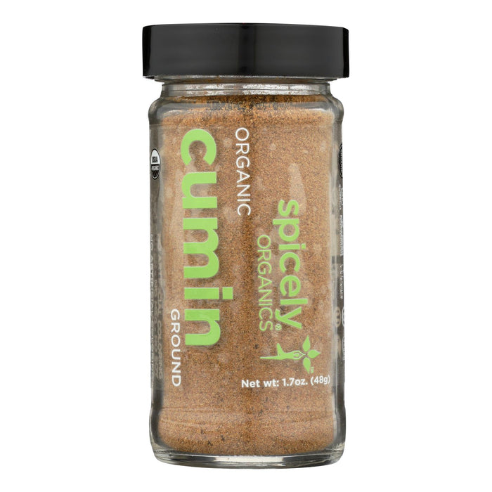 Spicely Organics - Organic Cumin - Ground - Case Of 3 - 1.7 Oz