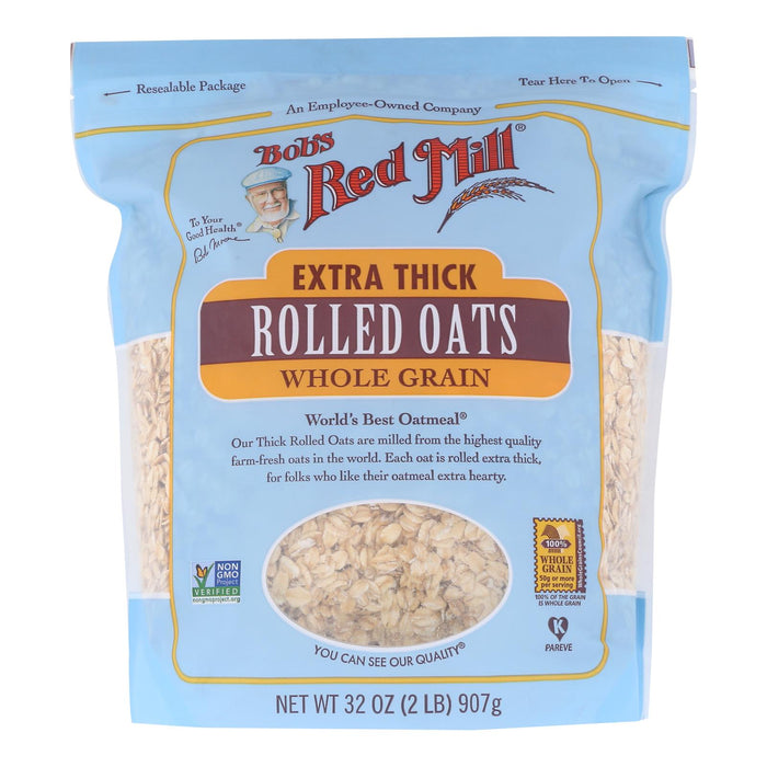 Bob's Red Mill - Rolled Oats - Extra Thick - Case Of 4-32 Oz