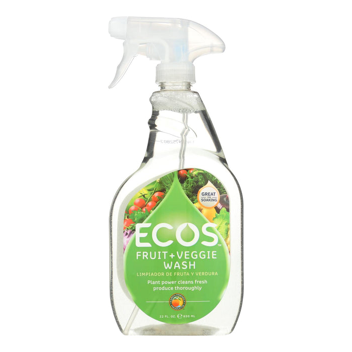 Earth Friendly Fruit And Vegetable Wash - Case Of 6 - 22 Fl Oz
