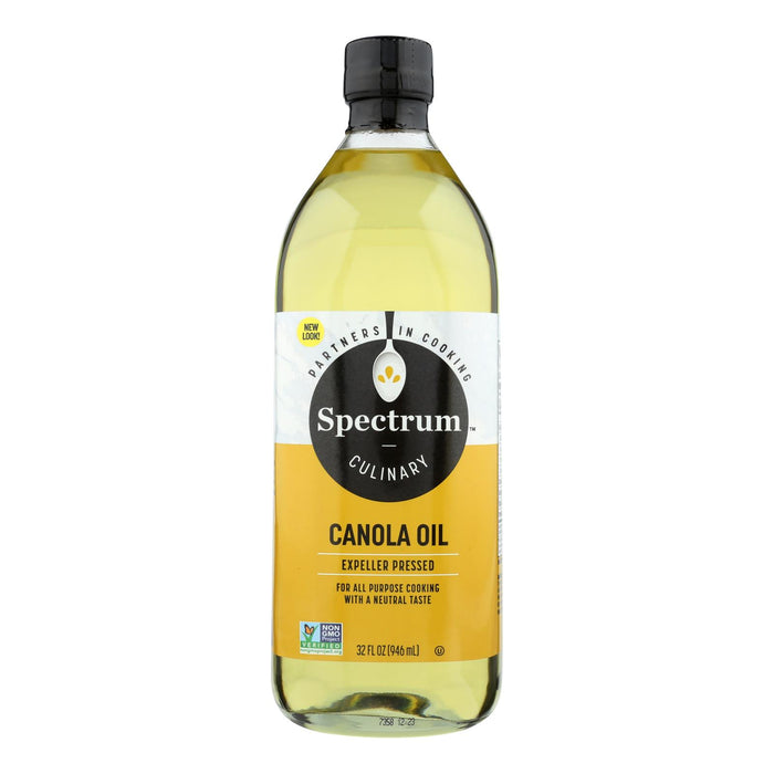 Spectrum Naturals Refined Canola Oil - Case Of 12 - 32 Fl Oz