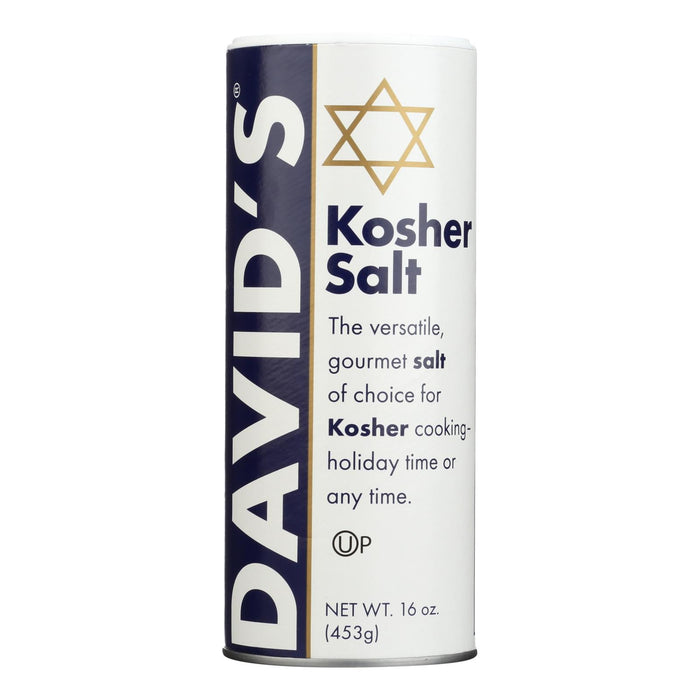 David's Kosher Salt -Case Of 12 - 16 Oz