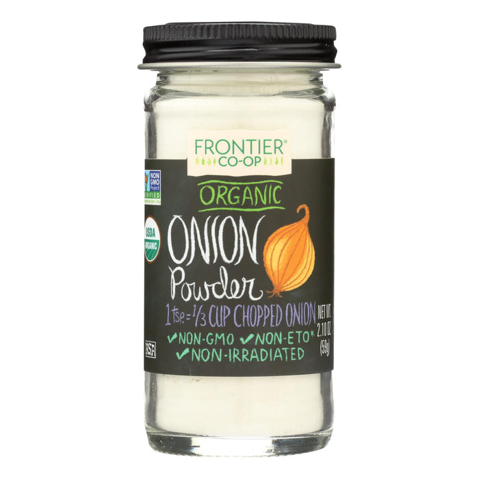 Frontier Herb Onion - Powder - Organic - White - 2.10 Oz.