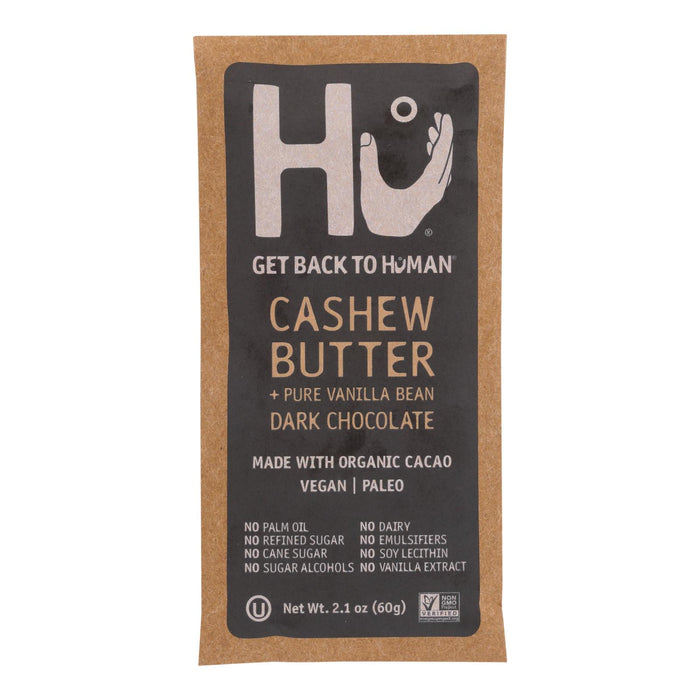 Hu - Dark Chocolate Bar Cashew Butter Vanilla - Case Of 12-2.1 .Oz
