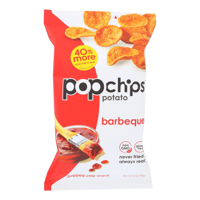 Popchips Potato Chip -Bbq - Case Of 12 - 5 Oz