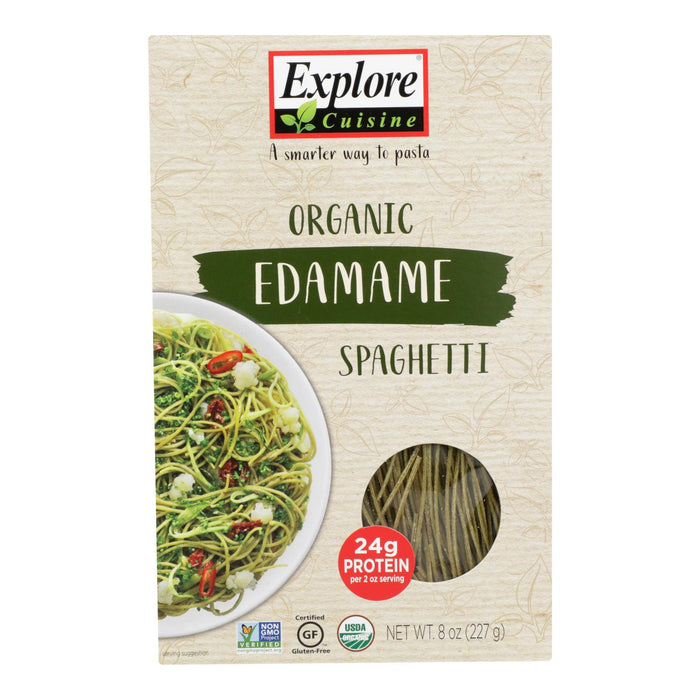 Explore Cuisine Organic Edamame Spaghetti - Edamame Spaghetti - Case Of 6 - 8 Oz
