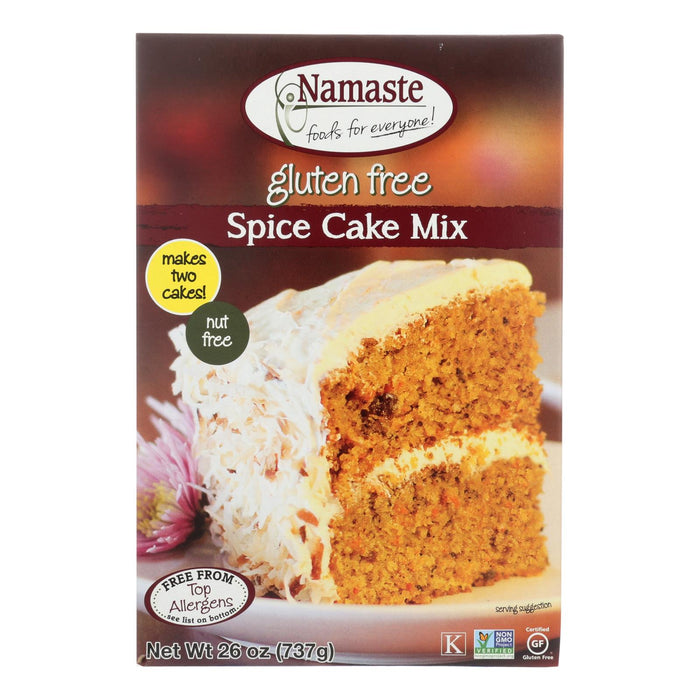 Namaste Foods Spice Carrot Cake - Mix - Case Of 6 - 26 Oz