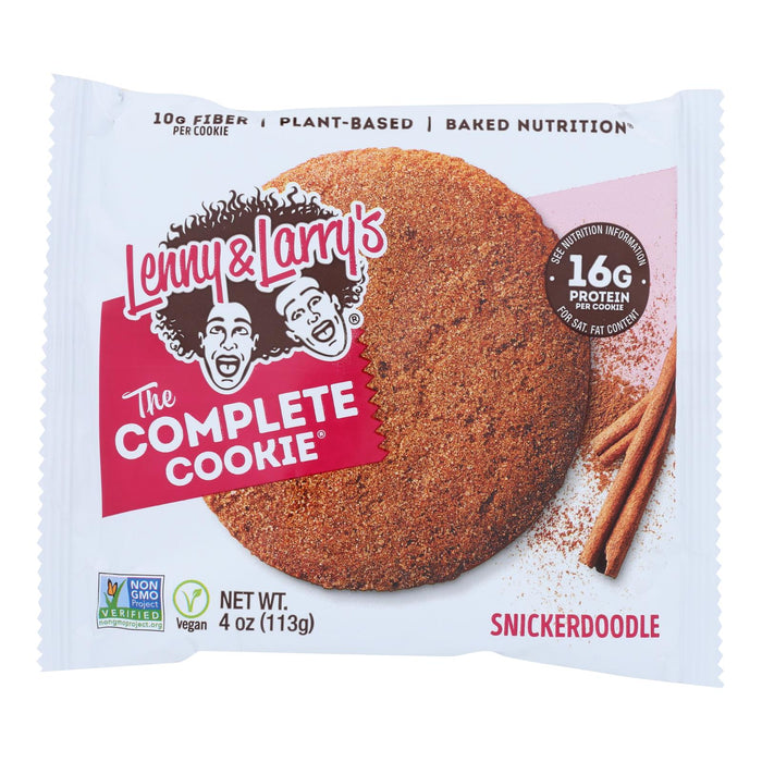 Lenny And Larry's Snickerdoodle Cookie -Cinnamon - Case Of 12 - 4 Oz.