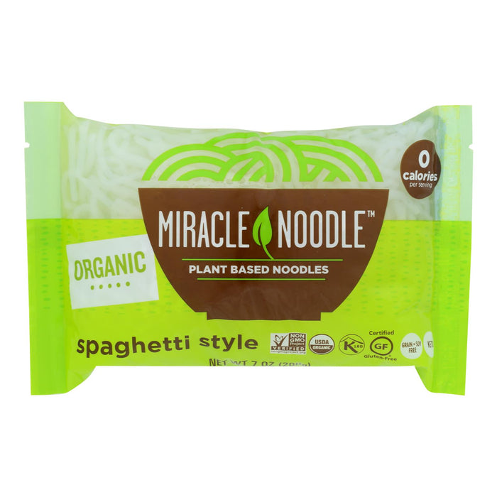 Miracle Noodle Shirataki Pasta - Organic Spaghetti - Case Of 6 - 7 Oz.