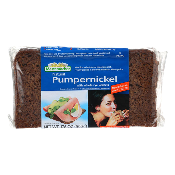 Mestemacher Bread Bread -Westphalian Classic - Pumpernickel - 17.6 Oz - Case Of 12