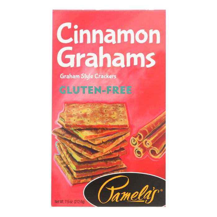 Pamela's Products - Grahams Style Crackers - Cinnamon - Case Of 6 - 7.5 Oz.