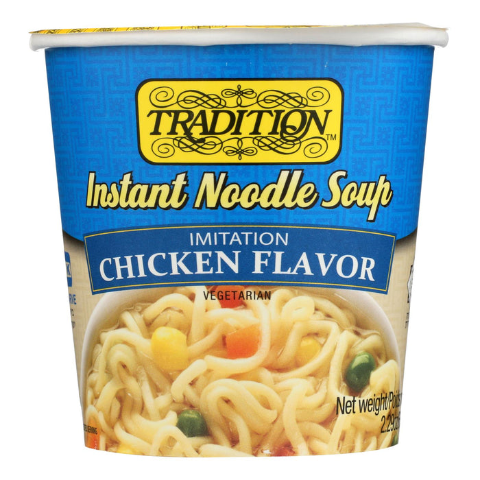 Tradition Foods Instant Noodle Soup - Chicken - Case Of 12 - 2.29 Oz.