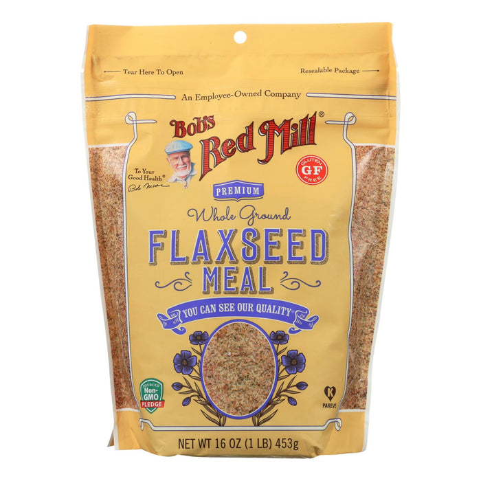 Bob's Red Mill - Flaxseed Meal - Gluten Free - Case Of 4 - 16 Oz