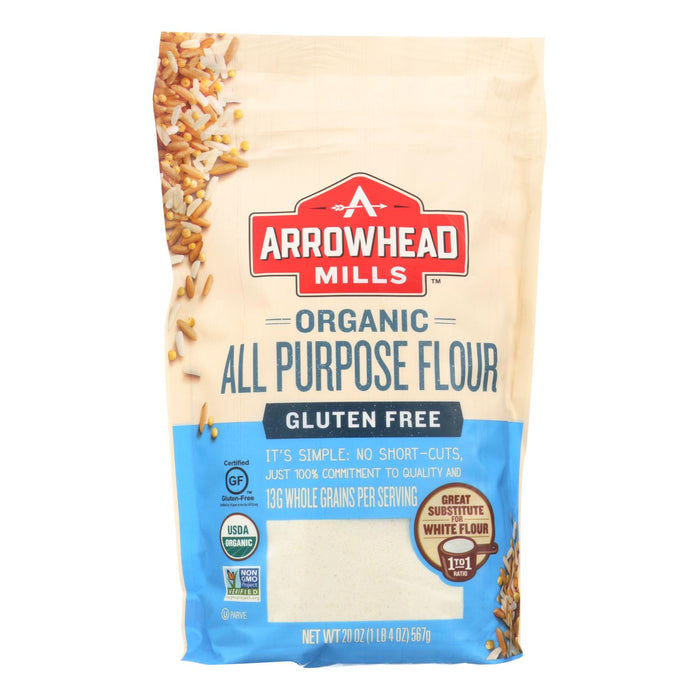 Arrowhead Mills - Organic Flour - All Purpose - Case Of 6 - 20 Oz