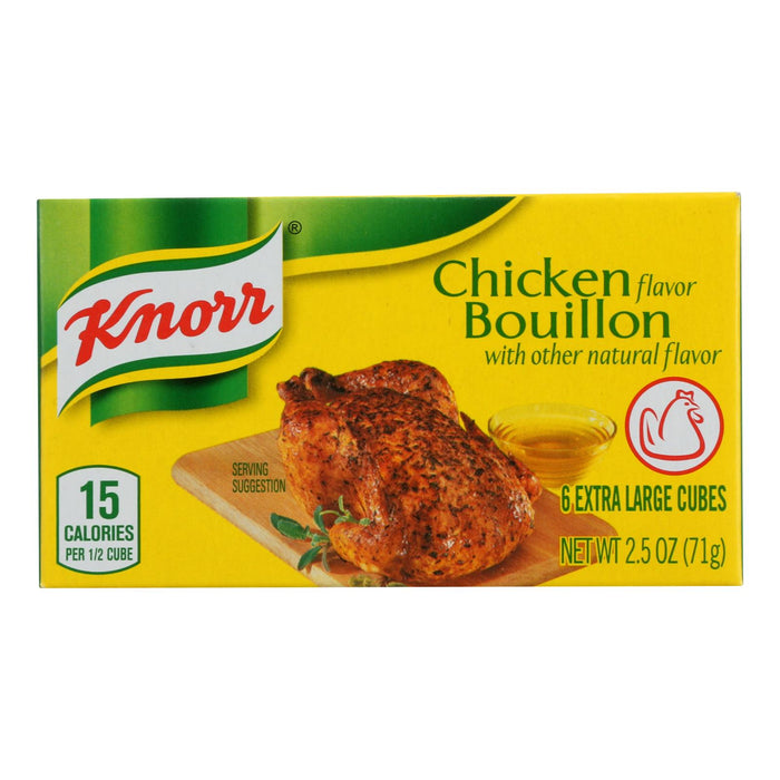 Knorr Bouillon Cubes - Chicken - Extra Large - 2.5 Oz - Case Of 24.