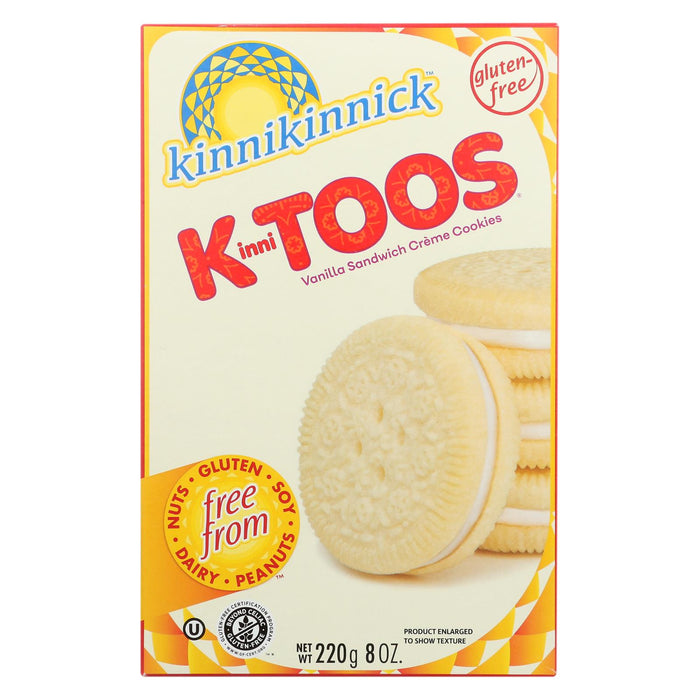 Kinnikinnick Vanilla Creme Sandwich Cookies - Case Of 6 - 8 Oz.