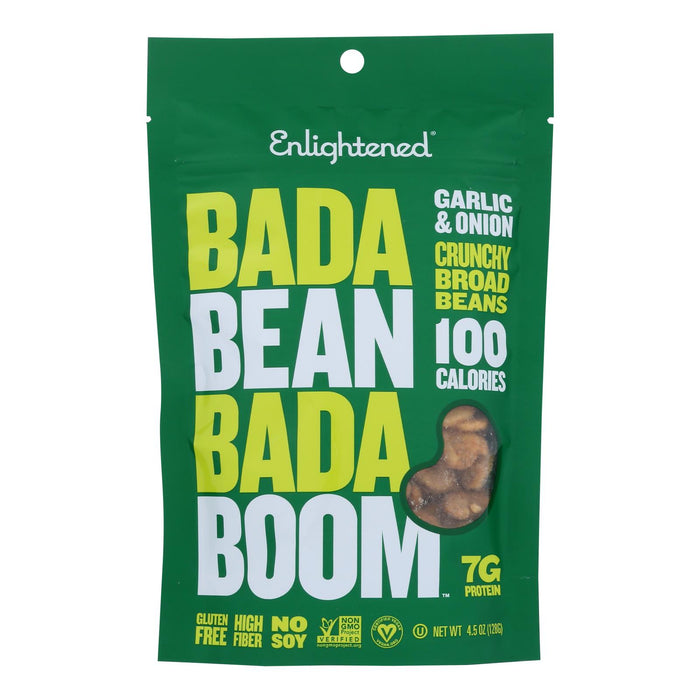 Bada Bean Bada Boom - Crunchy Beans Gar & Onion - Case Of 6-4.5 Oz
