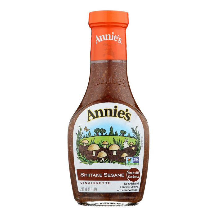 Annie's Naturals Vinaigrette Shiitake And Sesame - Case Of 6 - 8 Fl Oz.