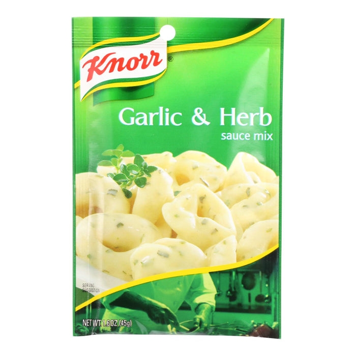 Knorr Sauce Mix - Garlic And Herb - 1.6 Oz - Case Of 12.