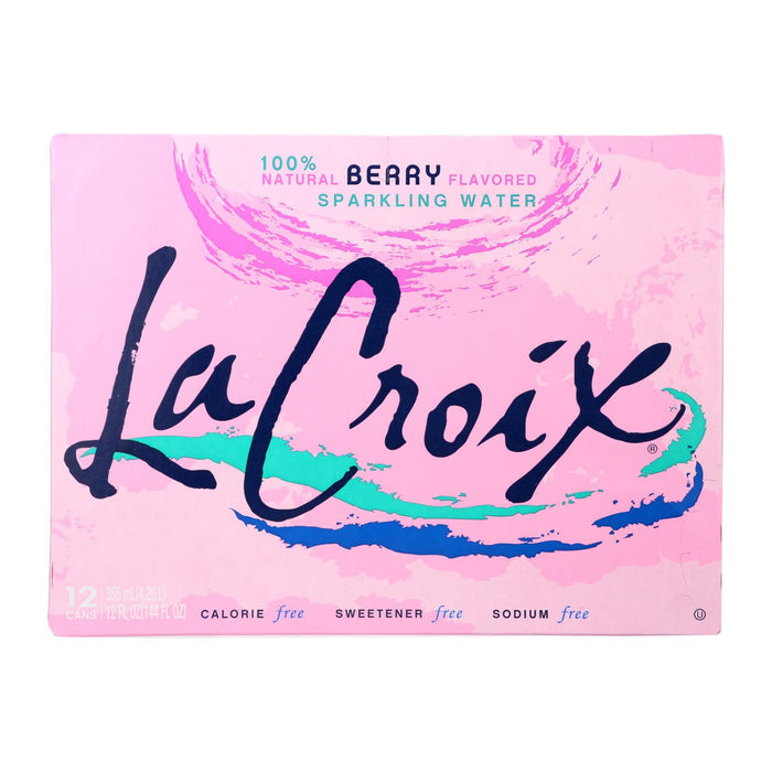 Lacroix Sparkling Water - Berry - Case Of 2 - 12 Fl Oz