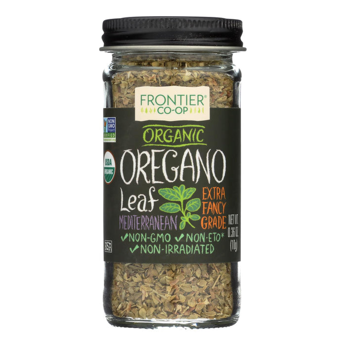 Frontier Herb Oregano Leaf -Organic - Flakes - Cut And Sifted - Fancy Grade - .36 Oz