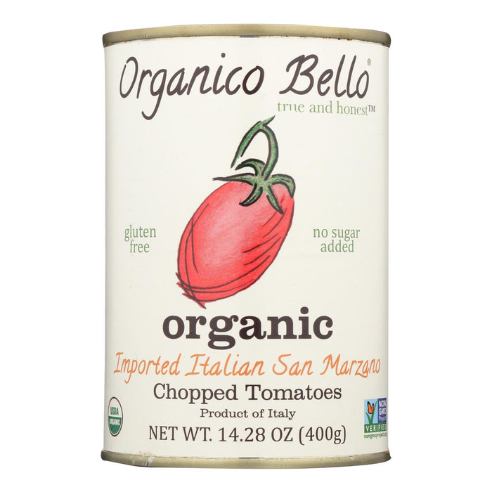 Organico Bello Tomatoes - Organic - Chopped - Case Of 12 - 14.28 Oz