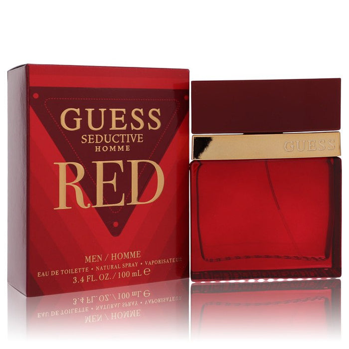 Guess Seductive Homme Red by Guess Eau De Toilette Spray 3.4 oz for Men.
