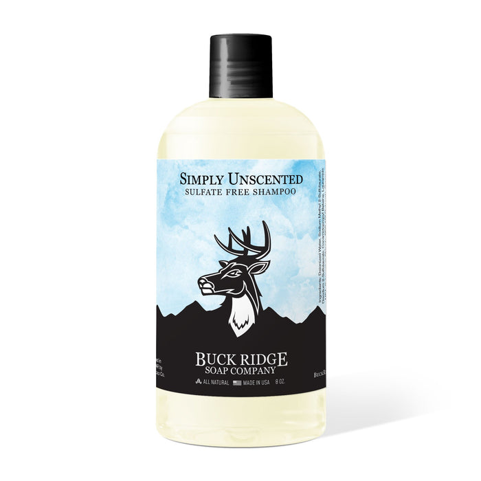 Simply Unscented Sulfate Free Shampoo.