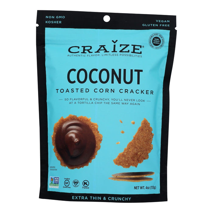Craize - Corn Crisps Cocont Toastd - Case Of 6 - 4 Oz.