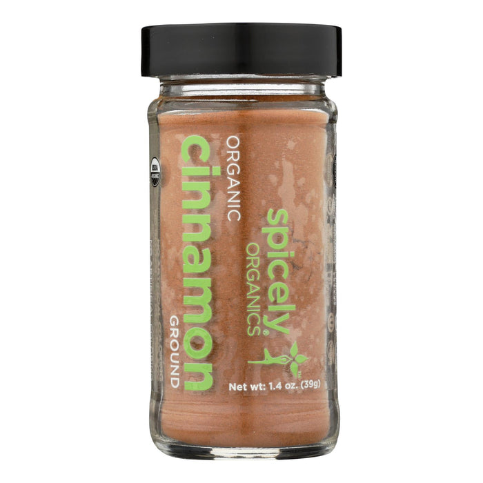Spicely Organics - Organic Cinnamon - Ground - Case Of 3 - 1.4 Oz.