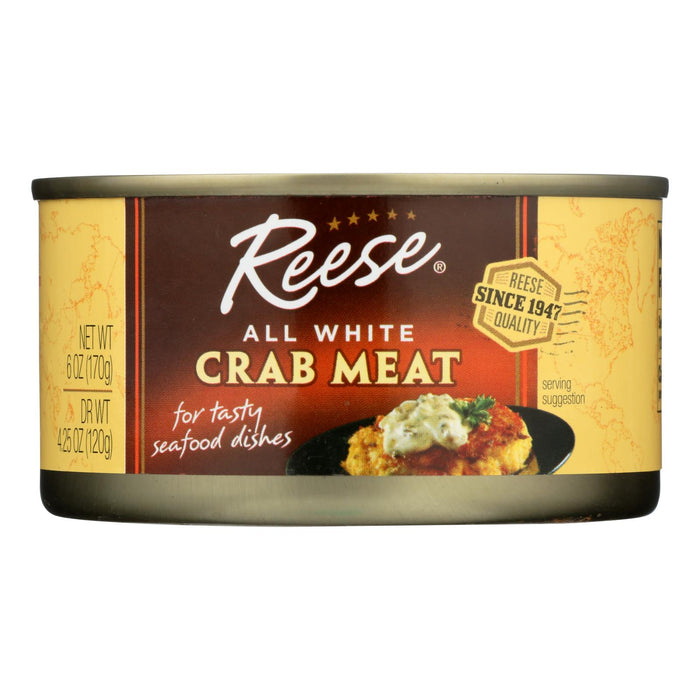 Reese Crabmeat - All White - Case Of 12 - 6 Oz.