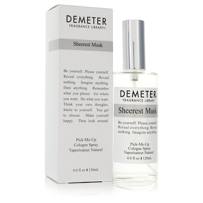 Demeter Sheerest Musk by Demeter Cologne Spray (Unisex) 4 oz for Women.