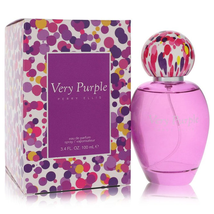 Perry Ellis Very Purple by Perry Ellis Eau De Parfum Spray 3.4 oz for Women.