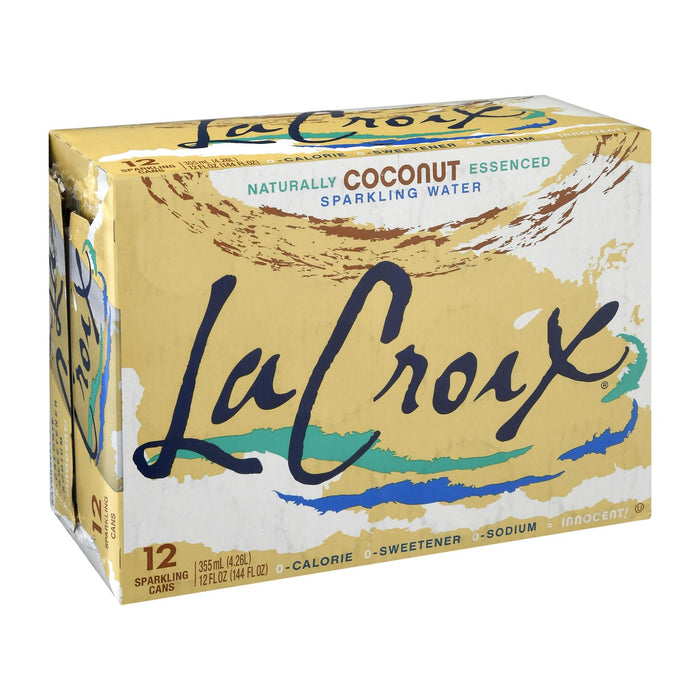 Lacroix Sparkling Water - Coconut - Case Of 2 - 12 Fl Oz