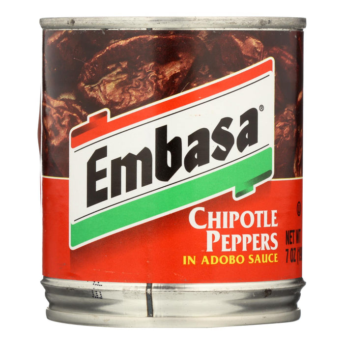 Embasa Adobo Sauce - Chipotle Peppers - Case Of 12 - 7 Oz.