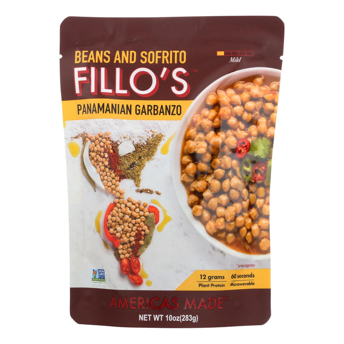 Fillo's Beans -Panamanian Garbanzo - Case Of 6 - 10 Oz.