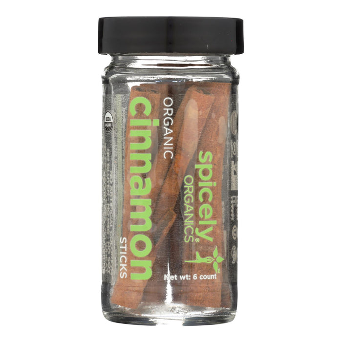 Spicely Organics - Organic Cinnamon - Sticks - Case Of 3 - 6 Count.