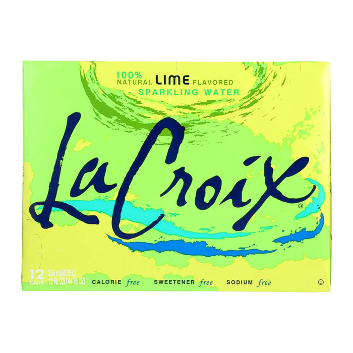 Lacroix Sparkling Water - Lime - Case Of 2 - 12 Fl Oz