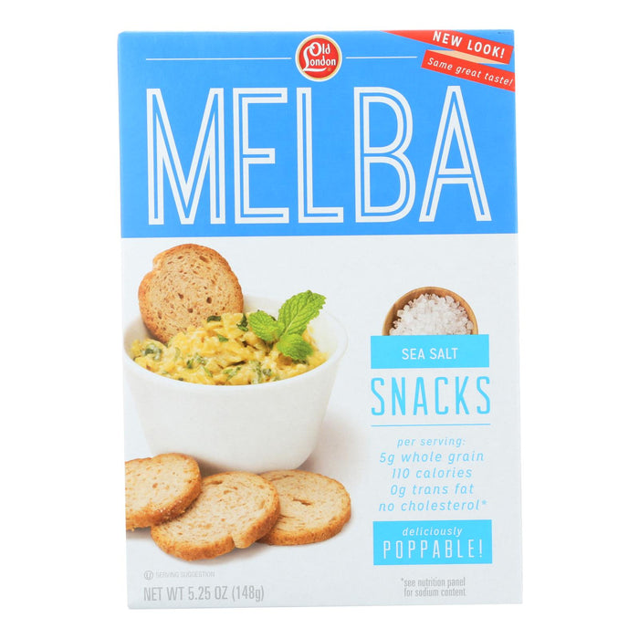 Old London - Melba Snacks - Sea Salt - Case Of 12 - 5.25 Oz.