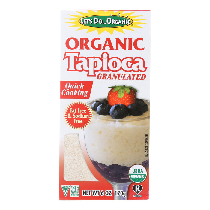 Let's Do Organics Tapioca Granules -Case Of 6 - 6 Oz.
