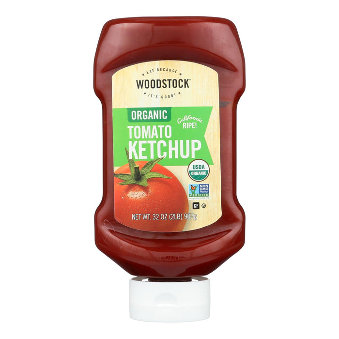 Woodstock Organic Tomato Ketchup - Case Of 12 - 32 Oz