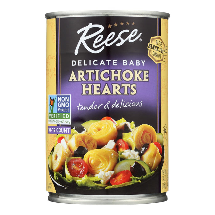 Reese Artichoke Hearts - Delicate Baby - Case Of 12 - 14 Oz